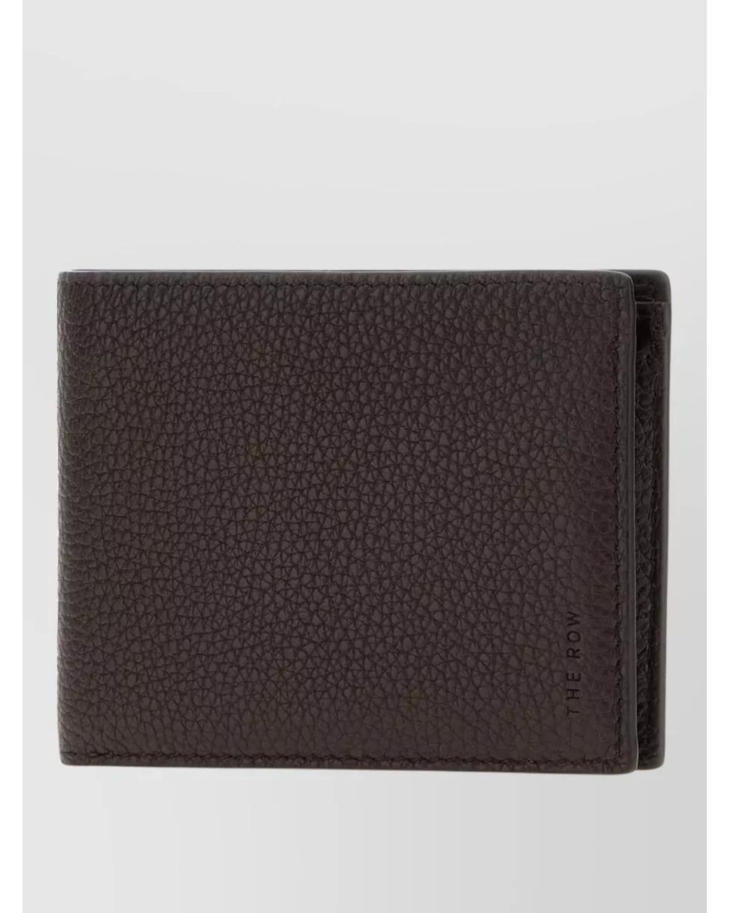 The Row Black Leather Wallet for men