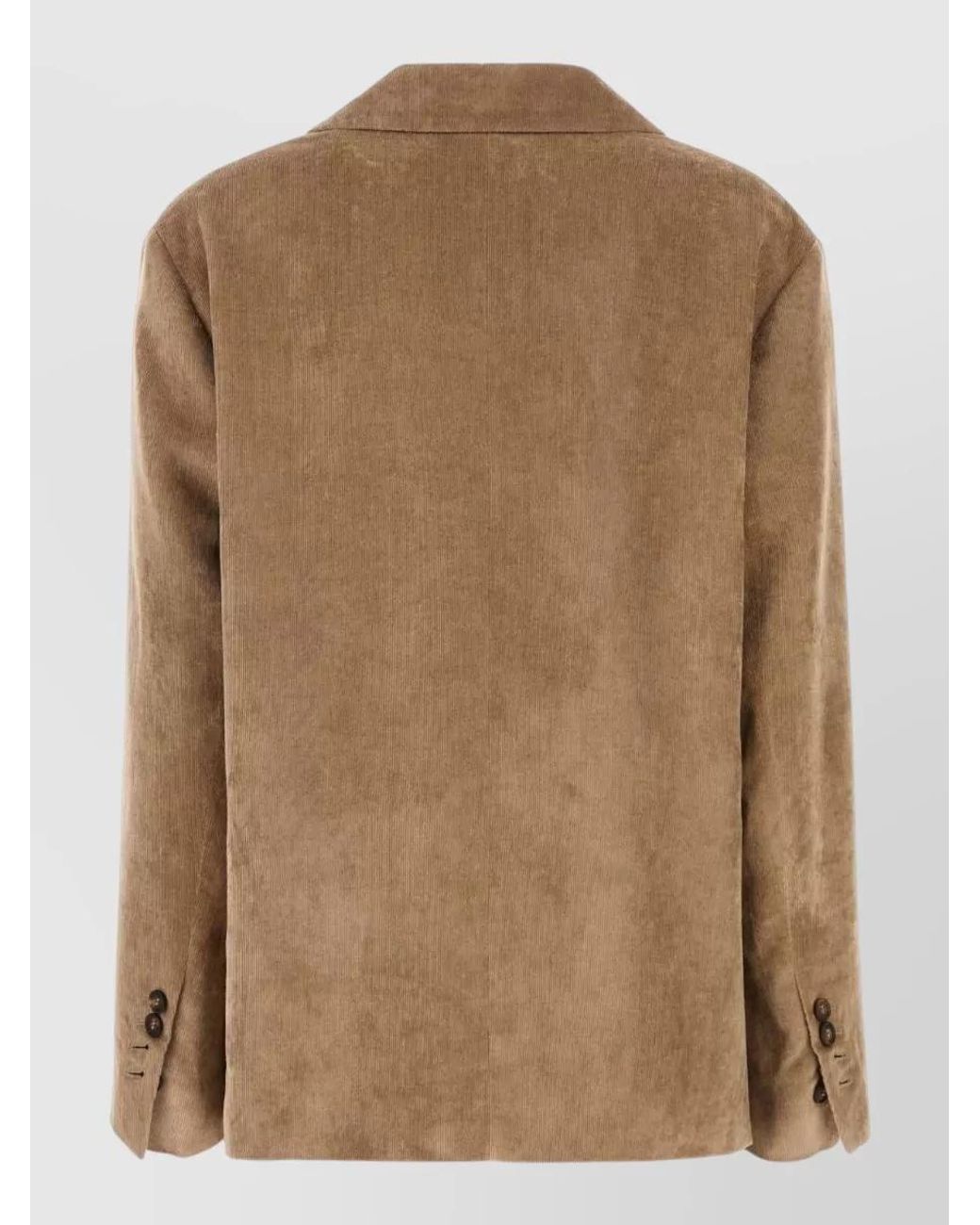 Brunello Cucinelli Brown Velvet Blazer