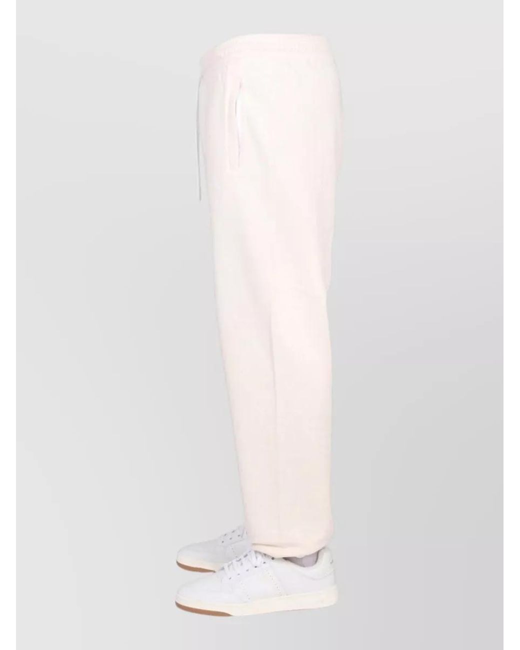 Marcelo Burlon White Cotton Track Pants for men
