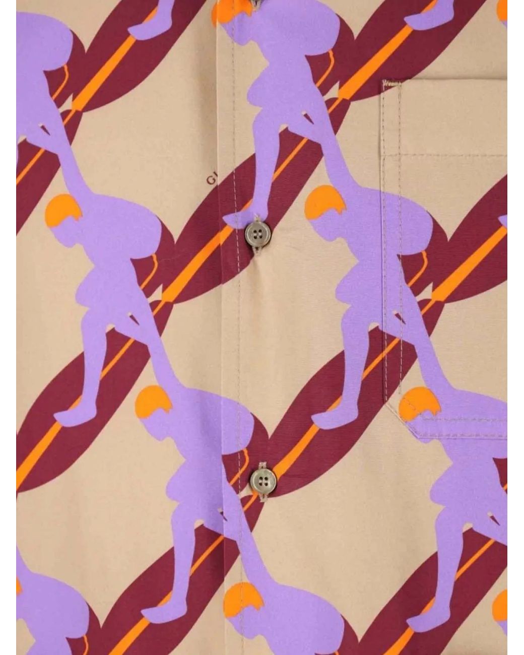 Gucci Pink Printed Cotton Relaxed-Fit Short-Sleeve Bowling Shirt for men