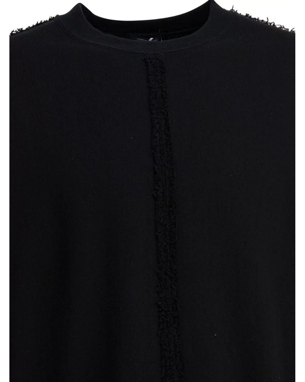 Comme des Garçons Black Cotton Crewneck Sweatshirt for men