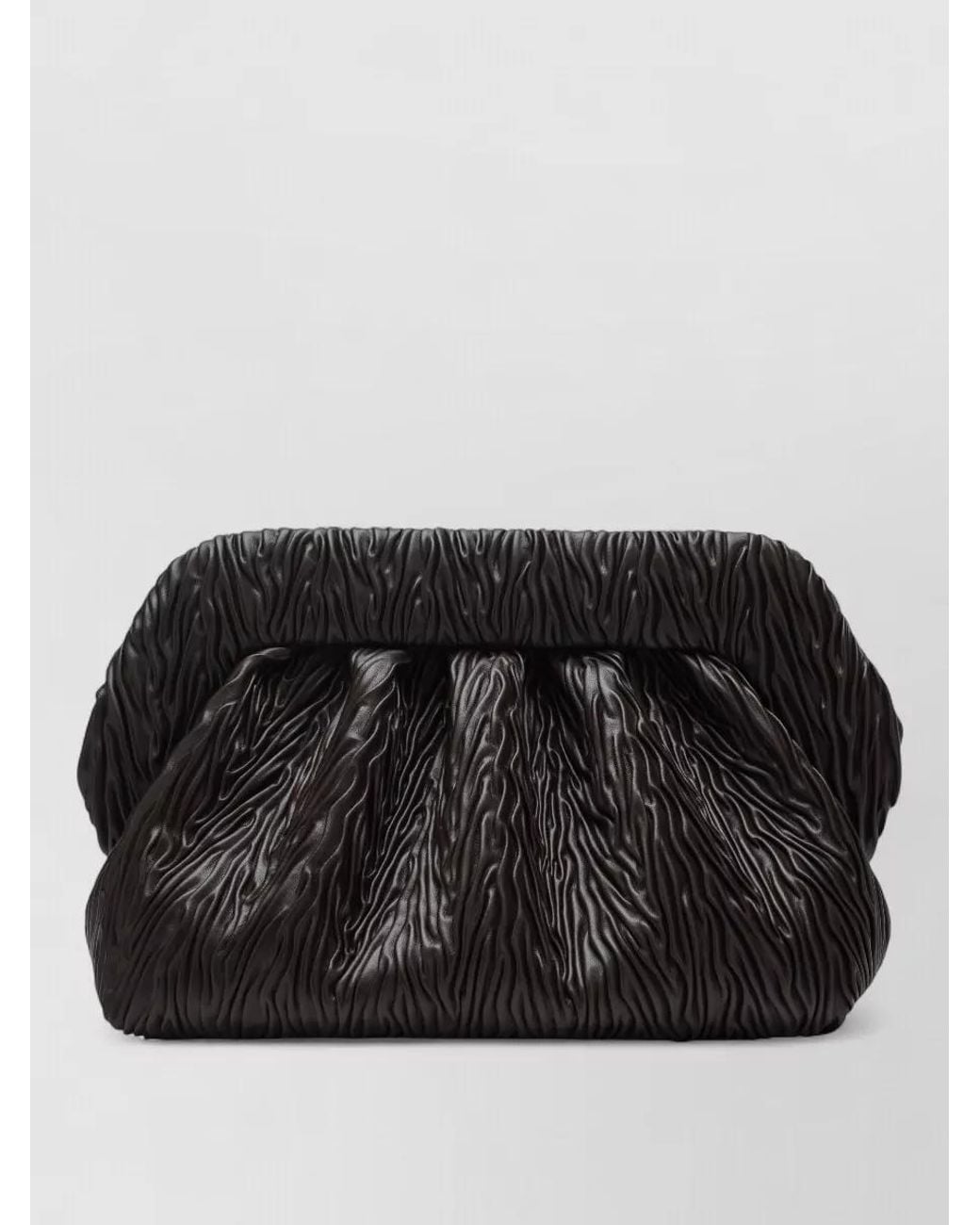 THEMOIRÈ Black Bios Large Clutch Bag