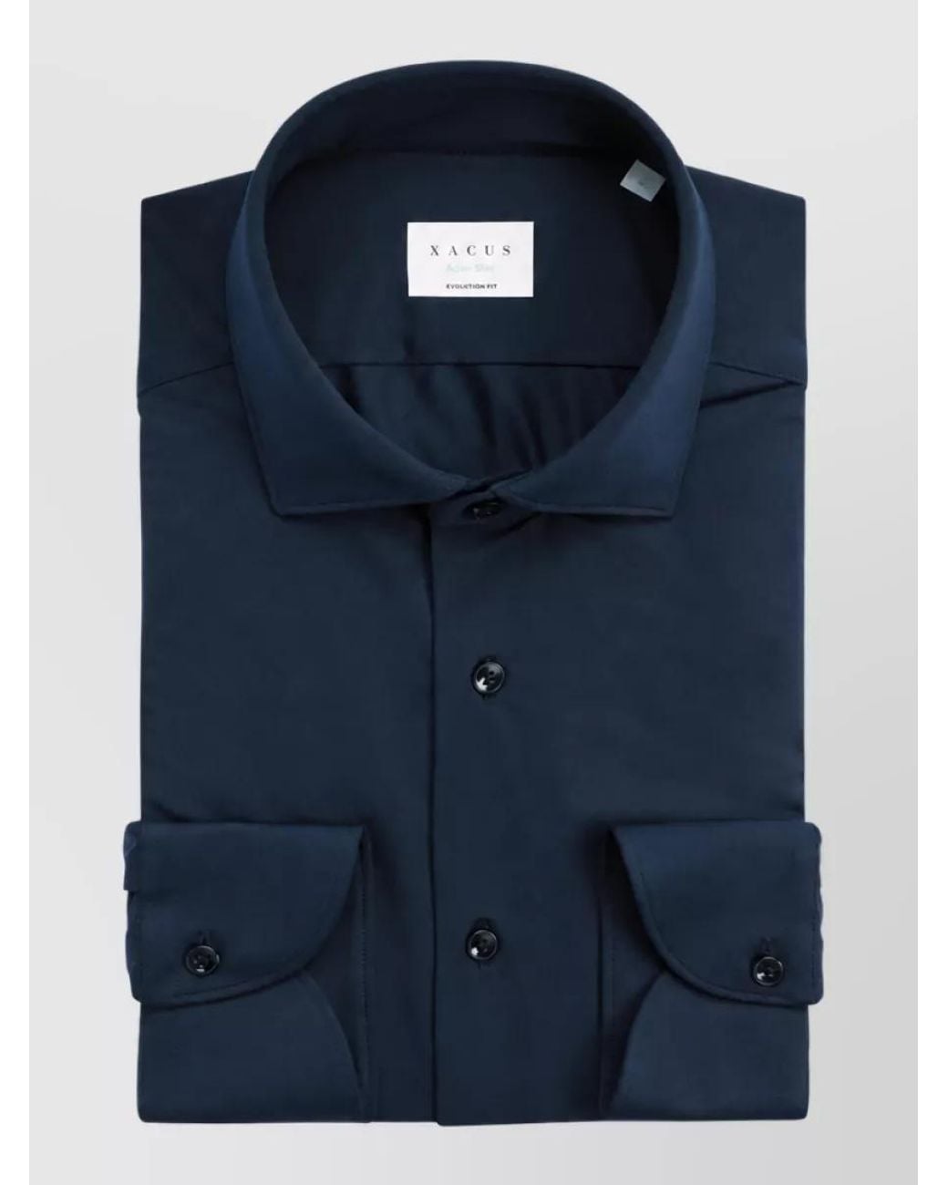 Xacus Blue Slim-Fit Shirt for men