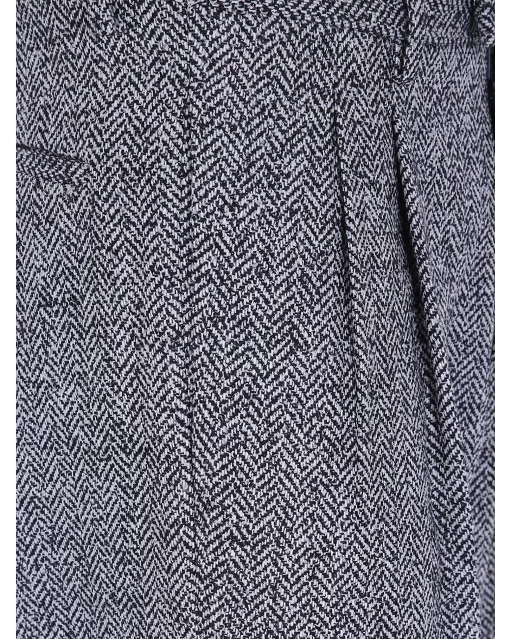 Lardini Gray Regular-Fit Trousers for men