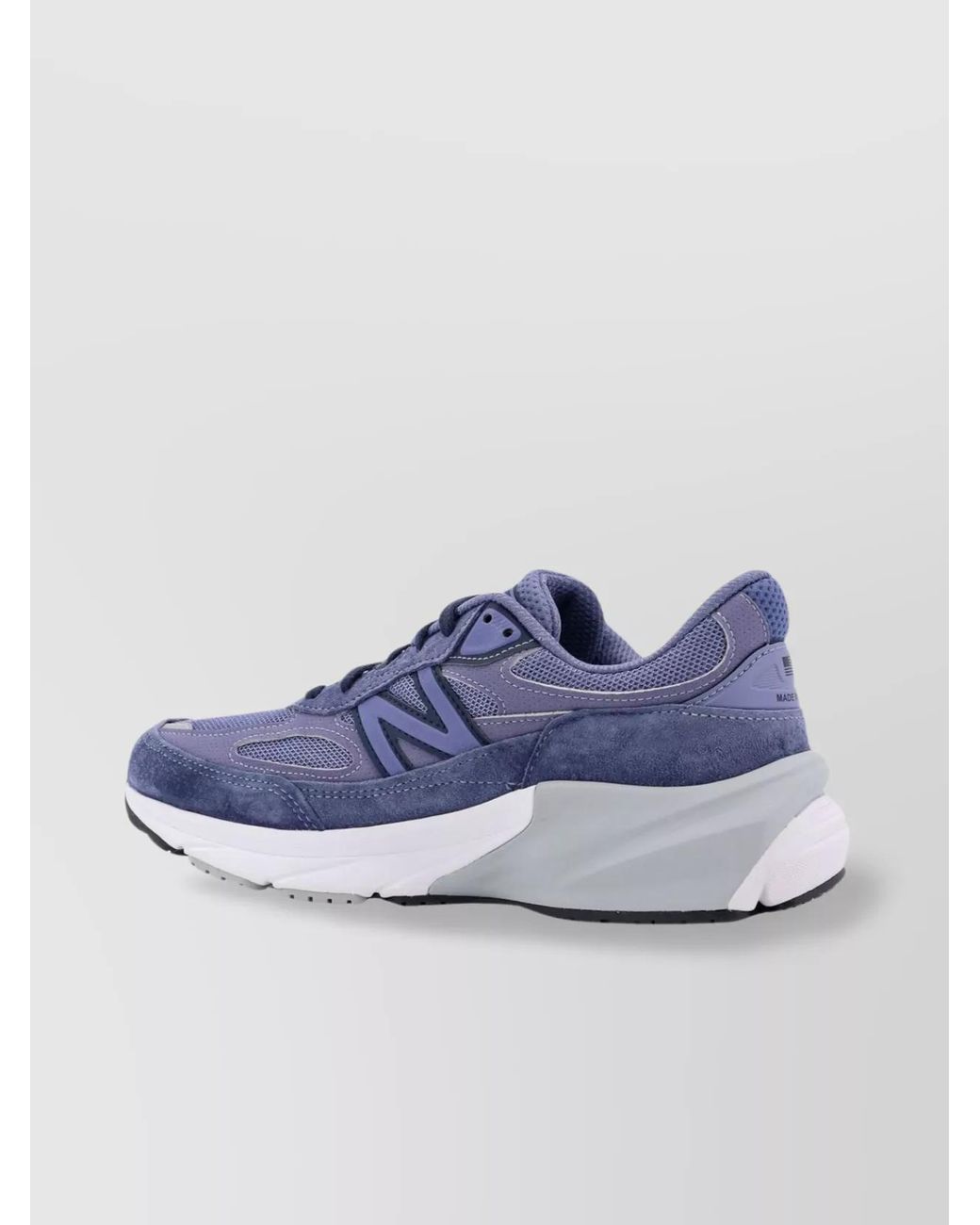 New Balance Blue Suede And Nylon Low-Top Sneakers for men