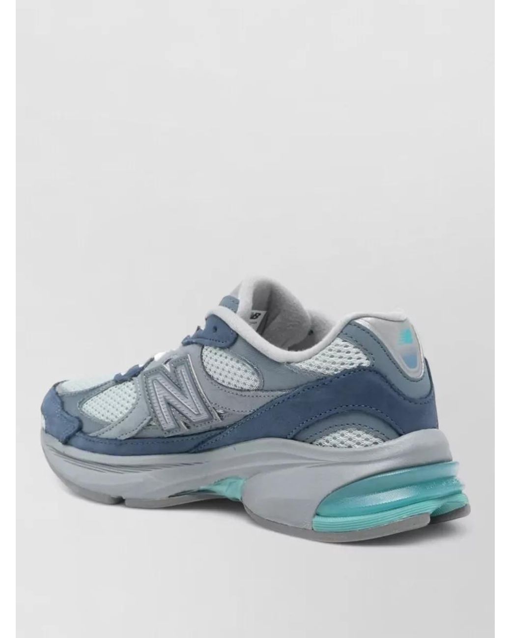 New Balance Blue Paneled Low-Top Sneakers for men