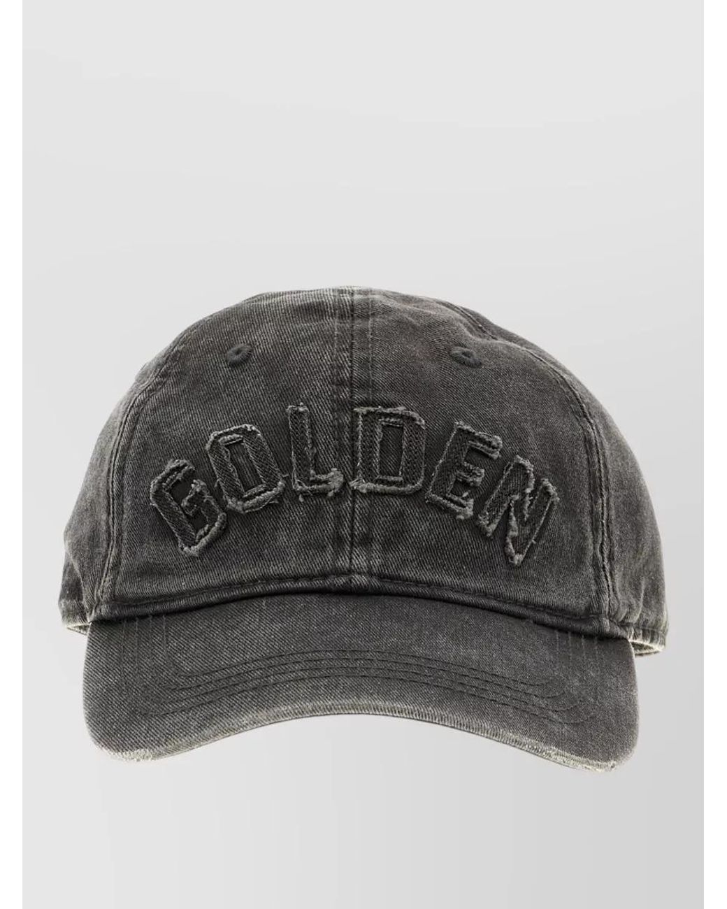 Golden Goose Deluxe Brand Gray Denim Baseball Cap