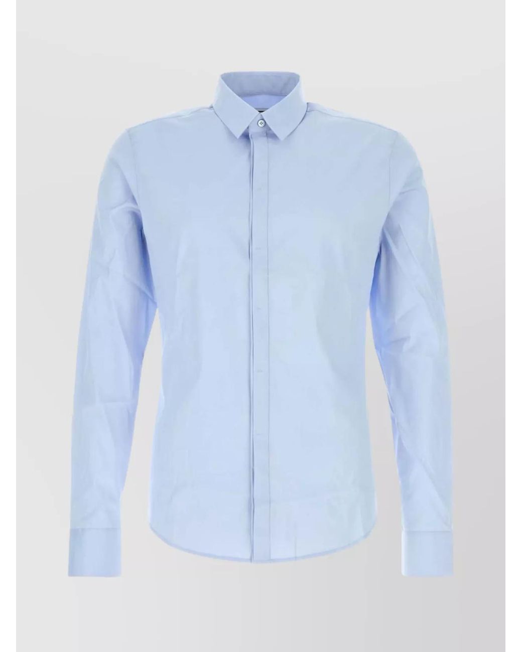 Wooyoungmi Blue Poplin Shirt for men