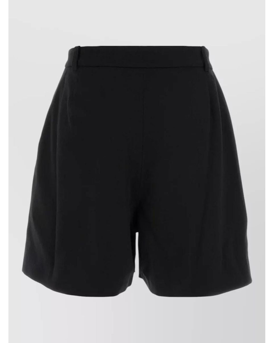 Alessandra Rich Black Bermuda Shorts