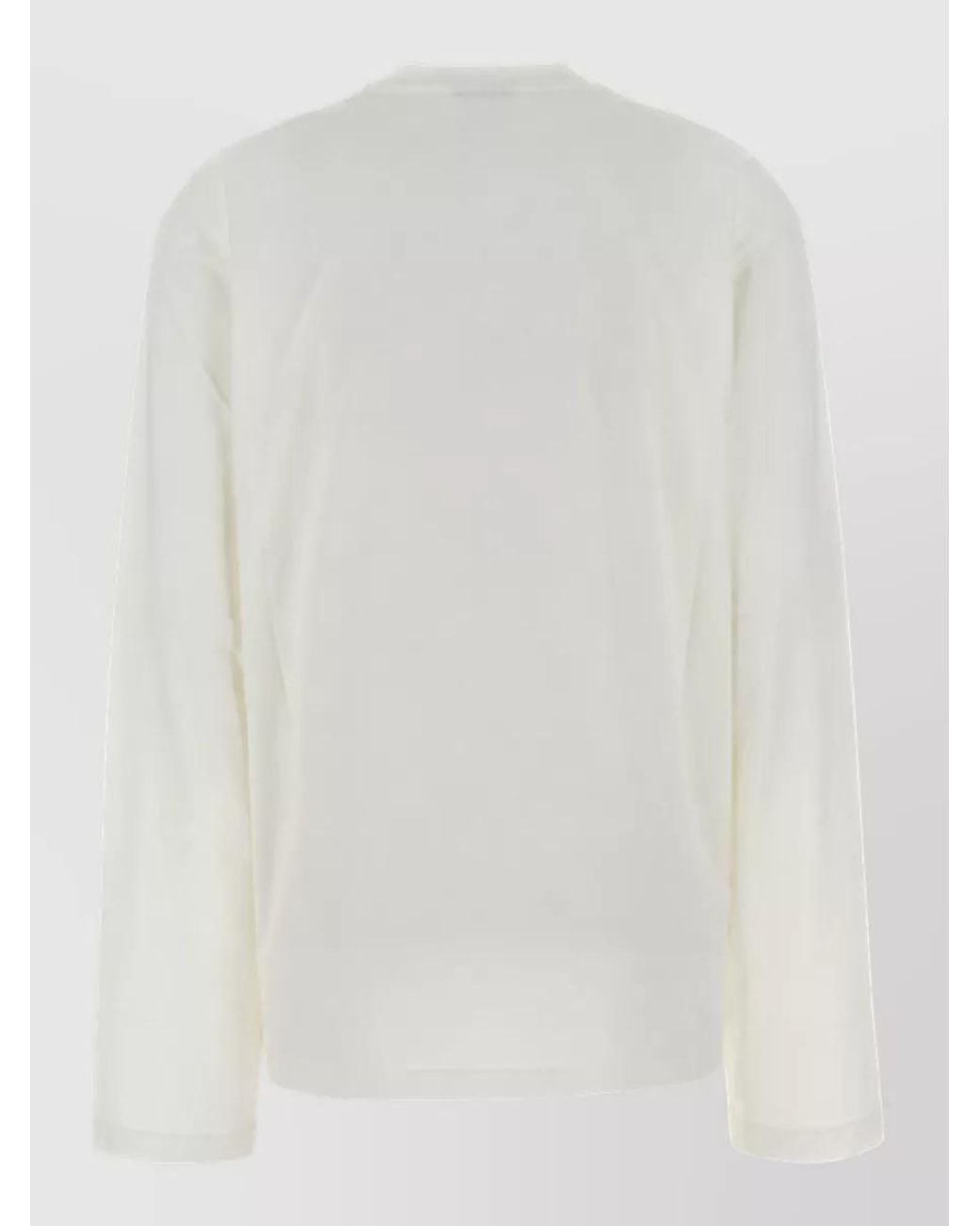 Gucci White Cotton Logo-Print Long-Sleeve T-Shirt