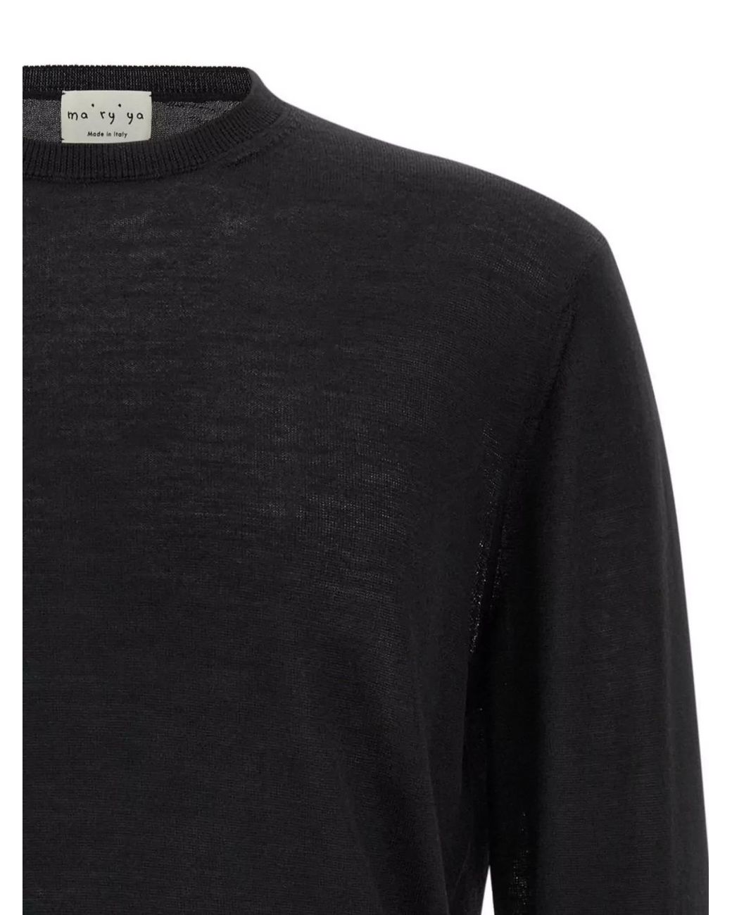 Ma'ry'ya Blue Fine-Knit Jumper for men