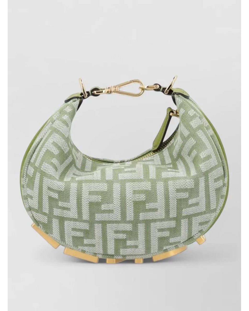 Fendi Metallic Mini Hobo Shoulder Bag