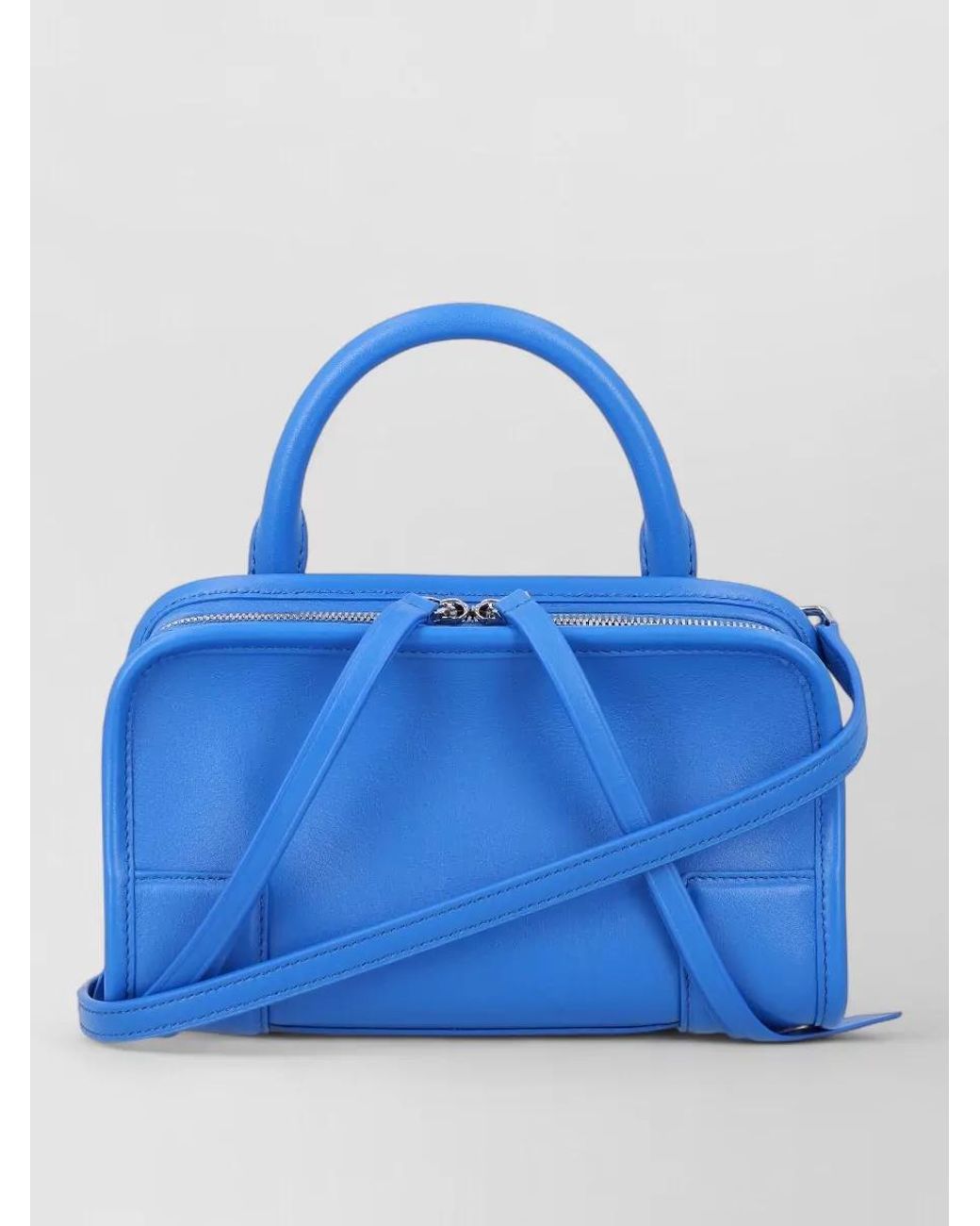 Loewe Blue Calfskin Amazona 180 Mini Cross-Body Bag