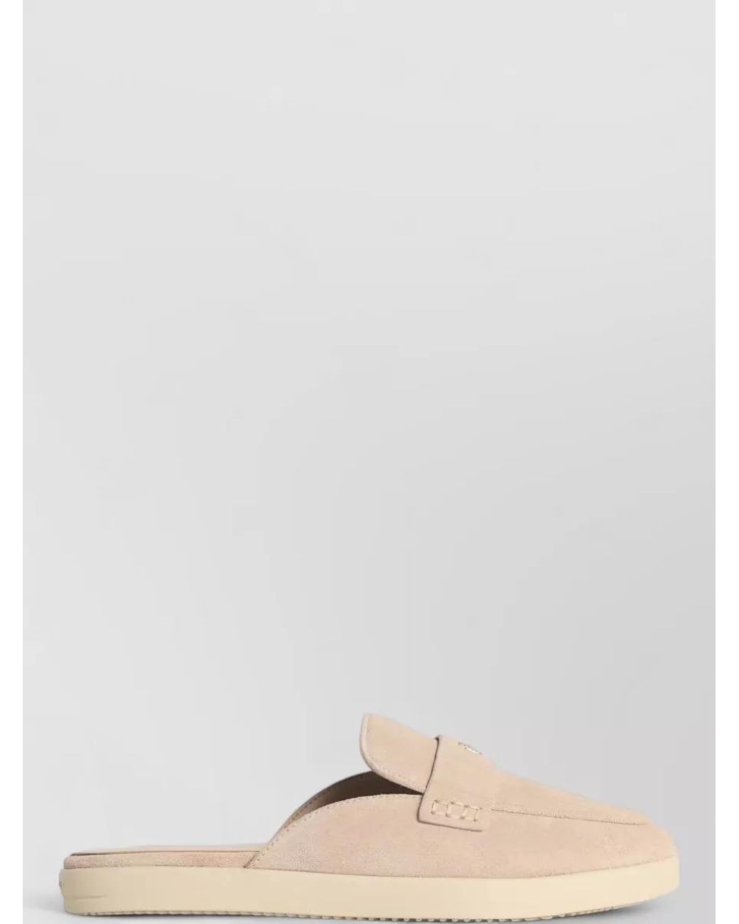 Tory Burch Natural Leather Mules
