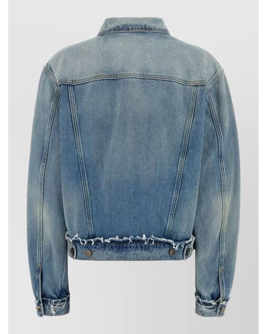 Maison Margiela Blue Denim Cropped Jacket