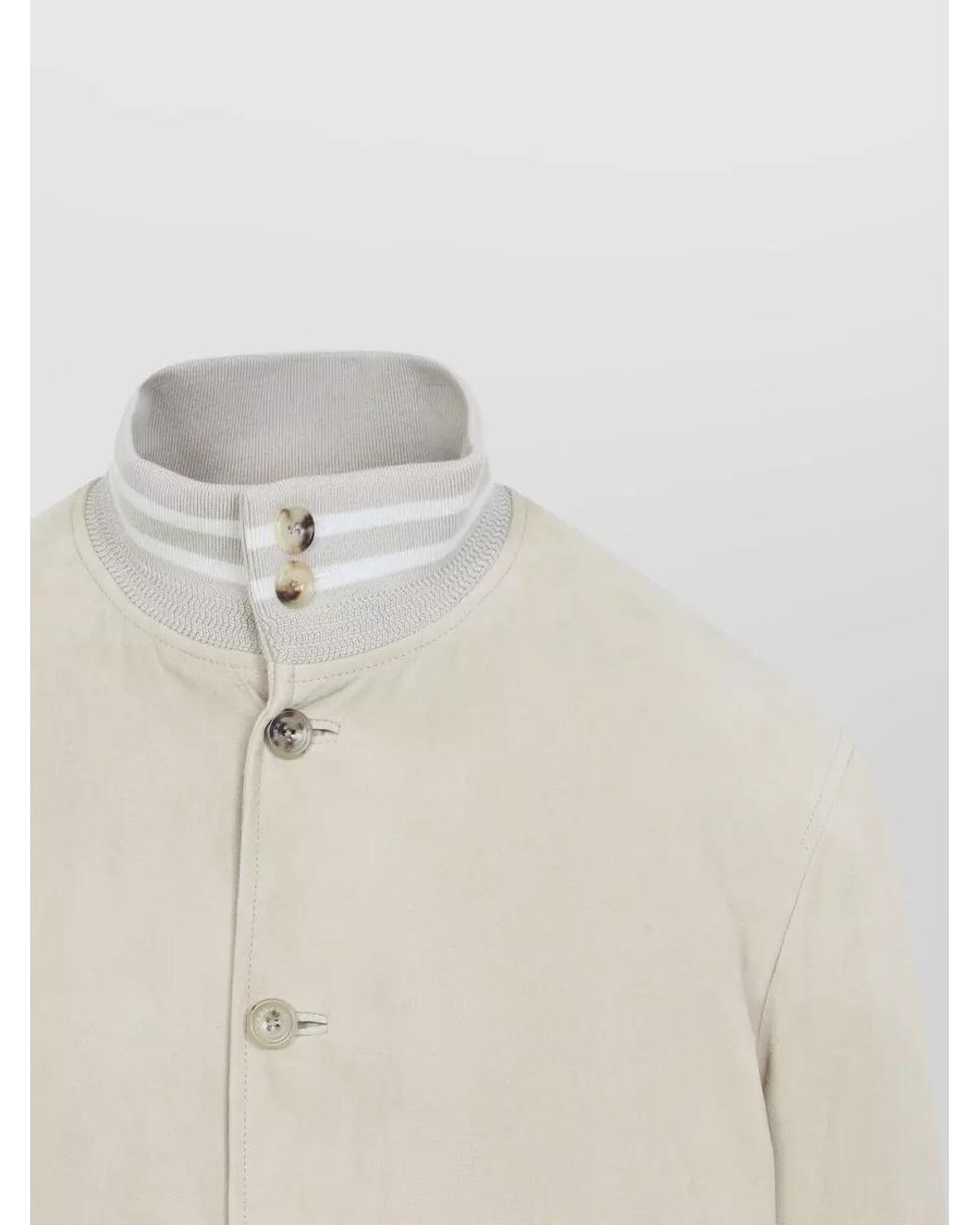 Ralph Lauren Natural Suede Bomber Jacket for men