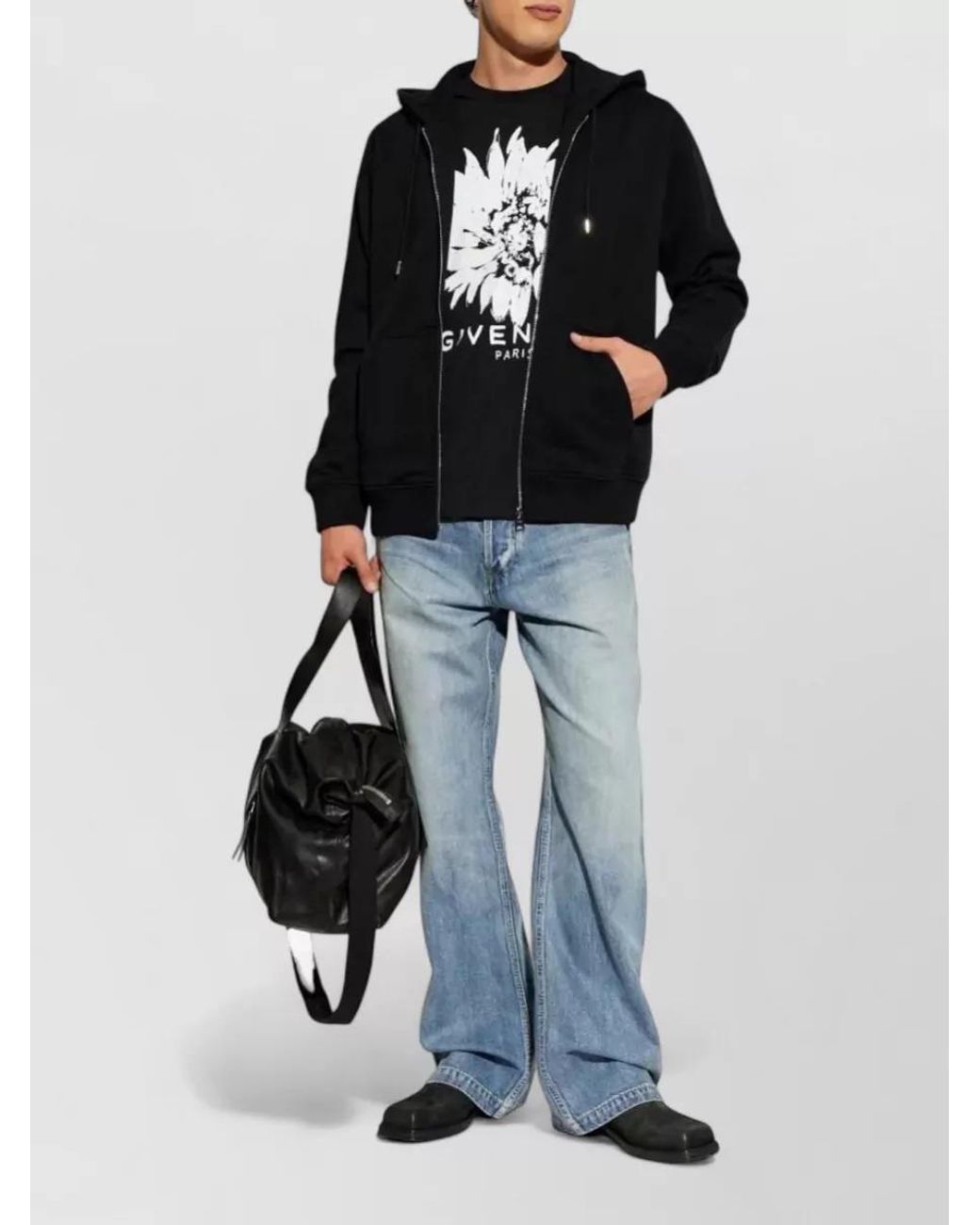 Givenchy Black T-Shirt With Print for men