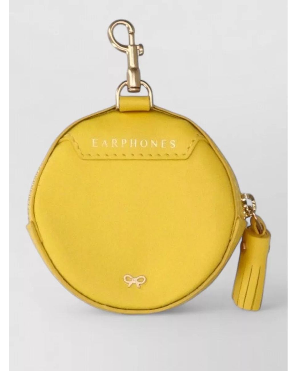 Anya Hindmarch Metallic Chubby Leather Clutch
