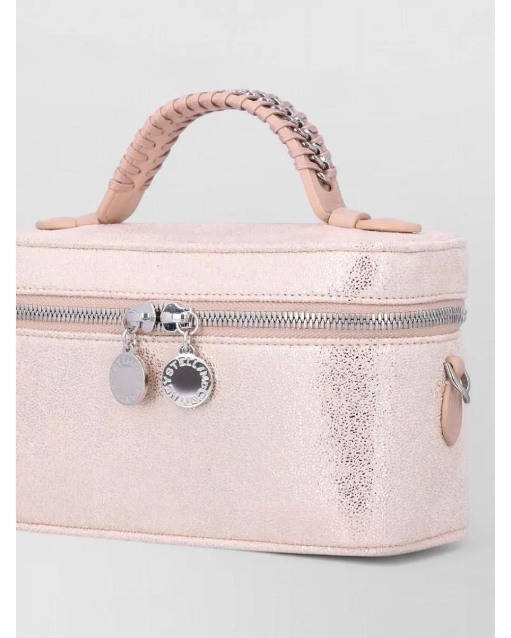 Stella McCartney Pink Falabella Vanity Case Clutch Bag