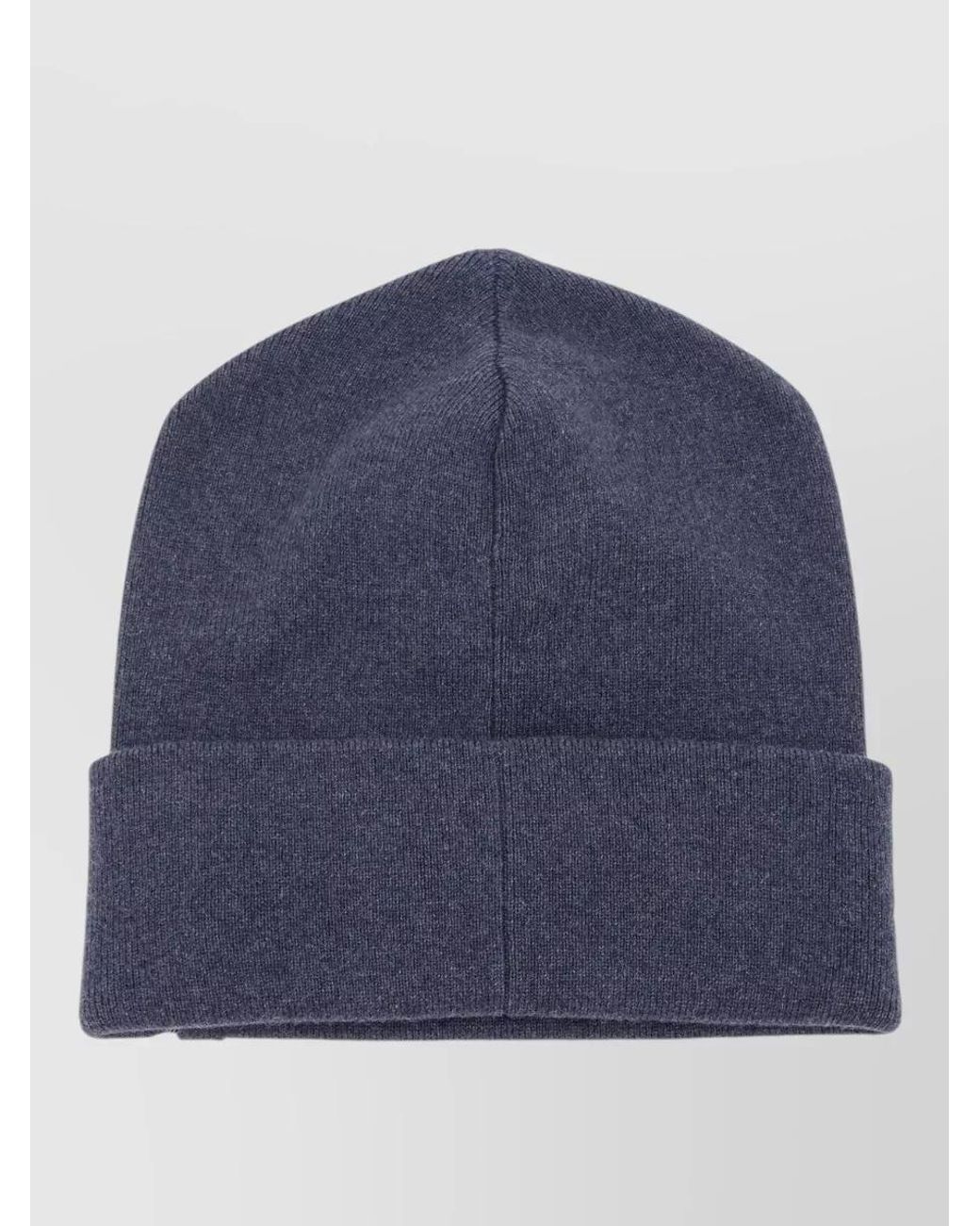 Brunello Cucinelli Blue Cashmere Beanie