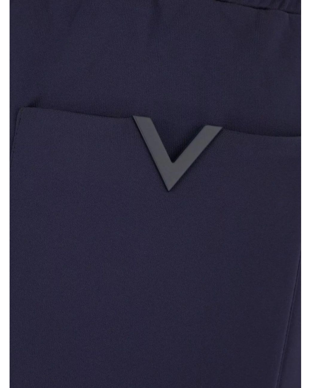 Valentino Garavani Blue Regular-Fit Trousers for men