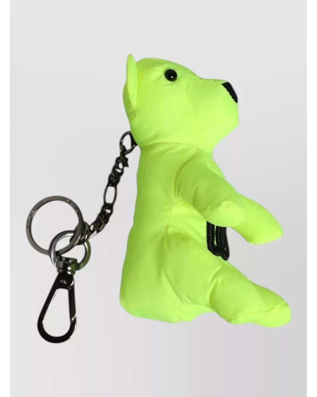 Dolce & Gabbana Green Embroidered Logo Keychain for men