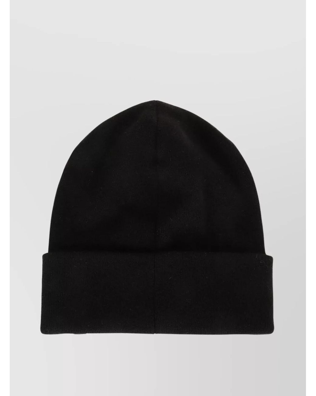 Brunello Cucinelli Black Cashmere Ribbed Knit Skullcap Stretch Hat