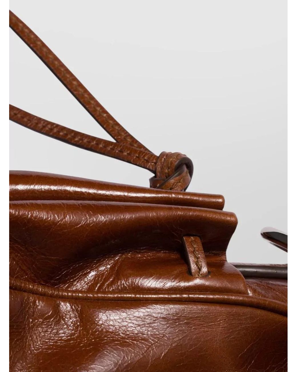 Miu Miu Brown Matelassé Leather Shoulder Bag