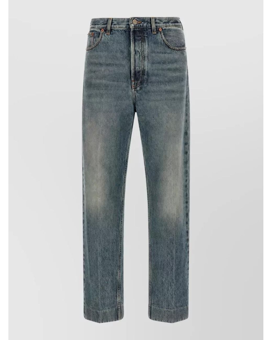 Valentino Garavani Blue Straight-Leg Denim Jeans for men