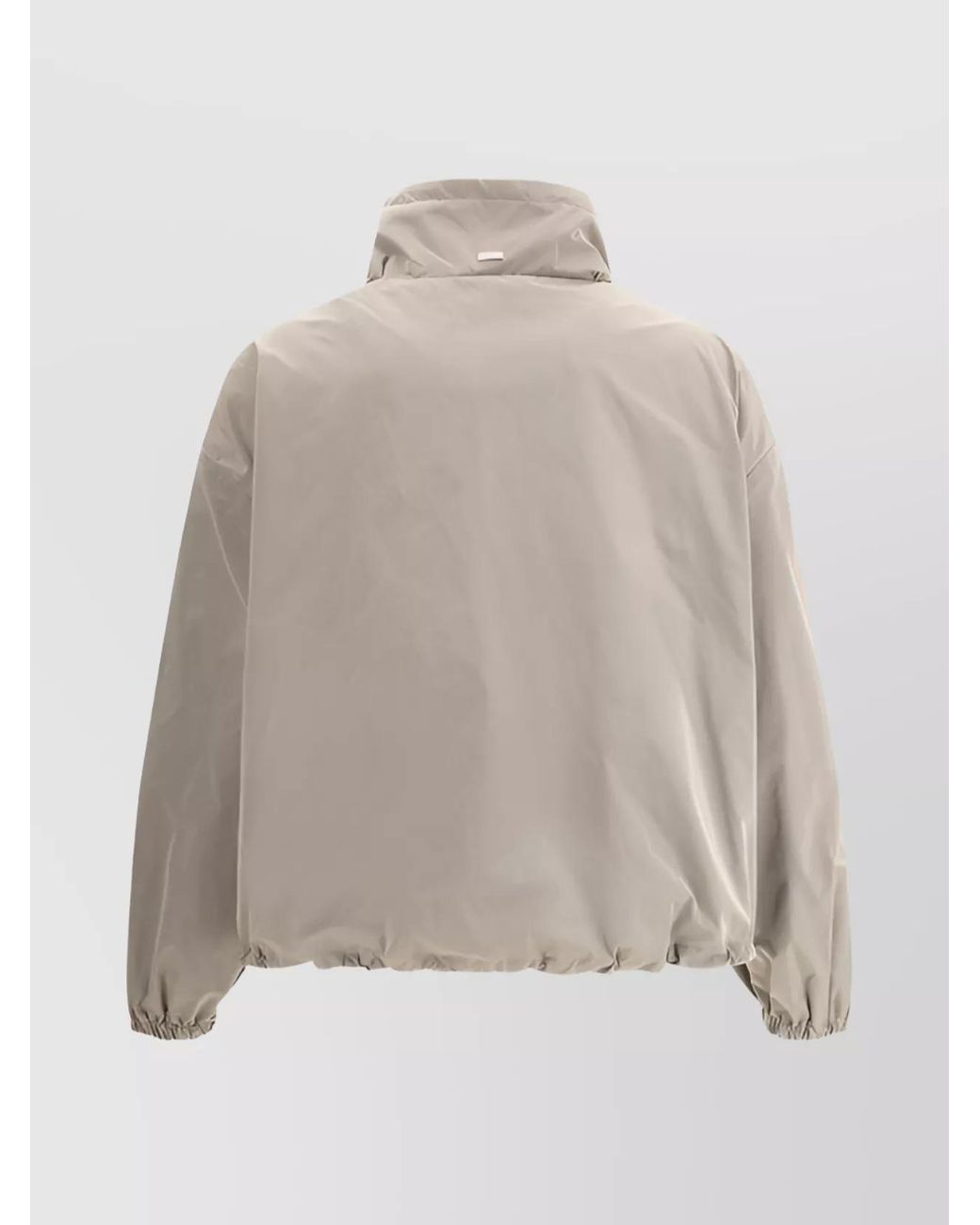 Herno Gray Functional Waterproof Jacket With Adjustable Collar