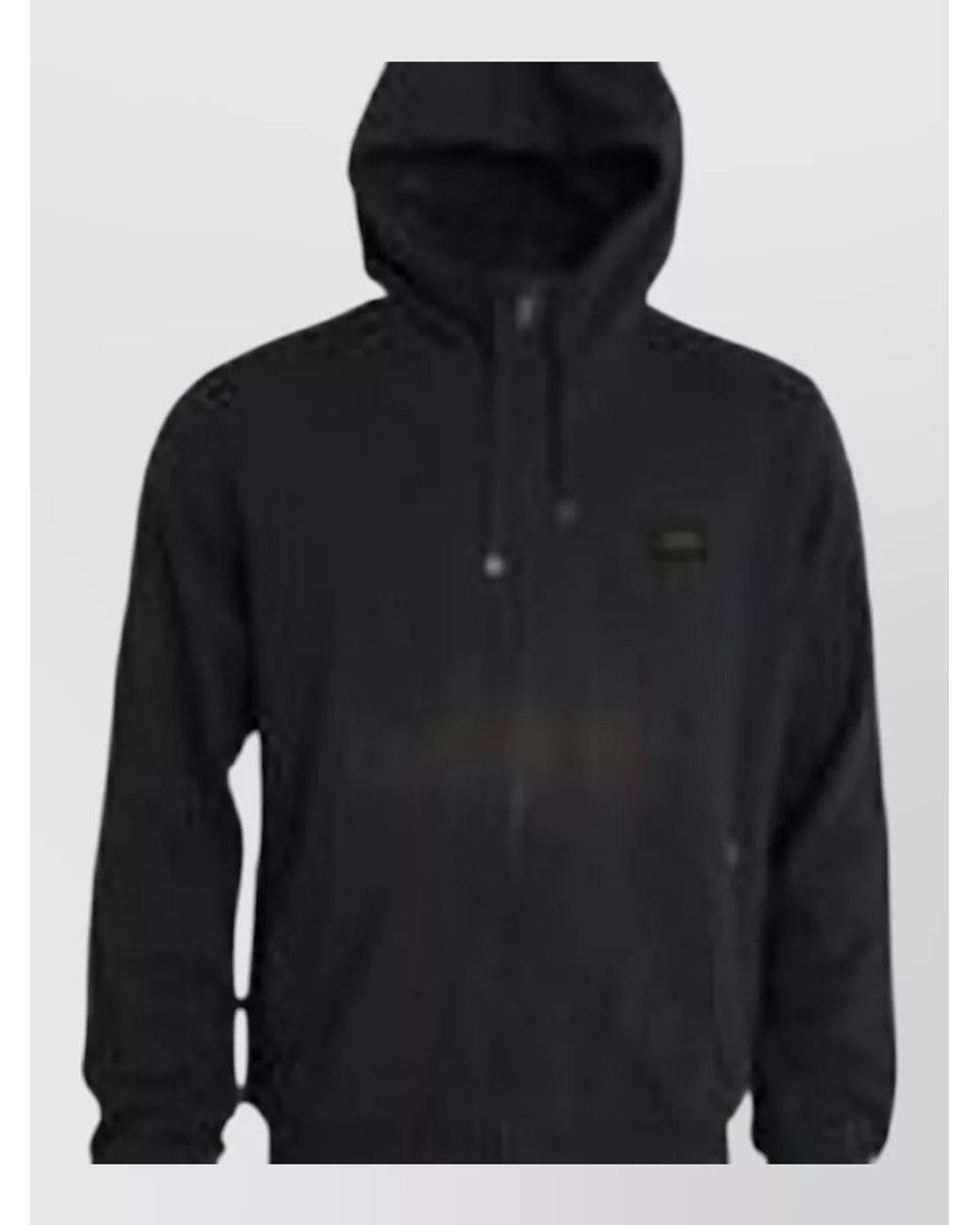 Dolce & Gabbana Black Silk Long-Sleeve Sweater