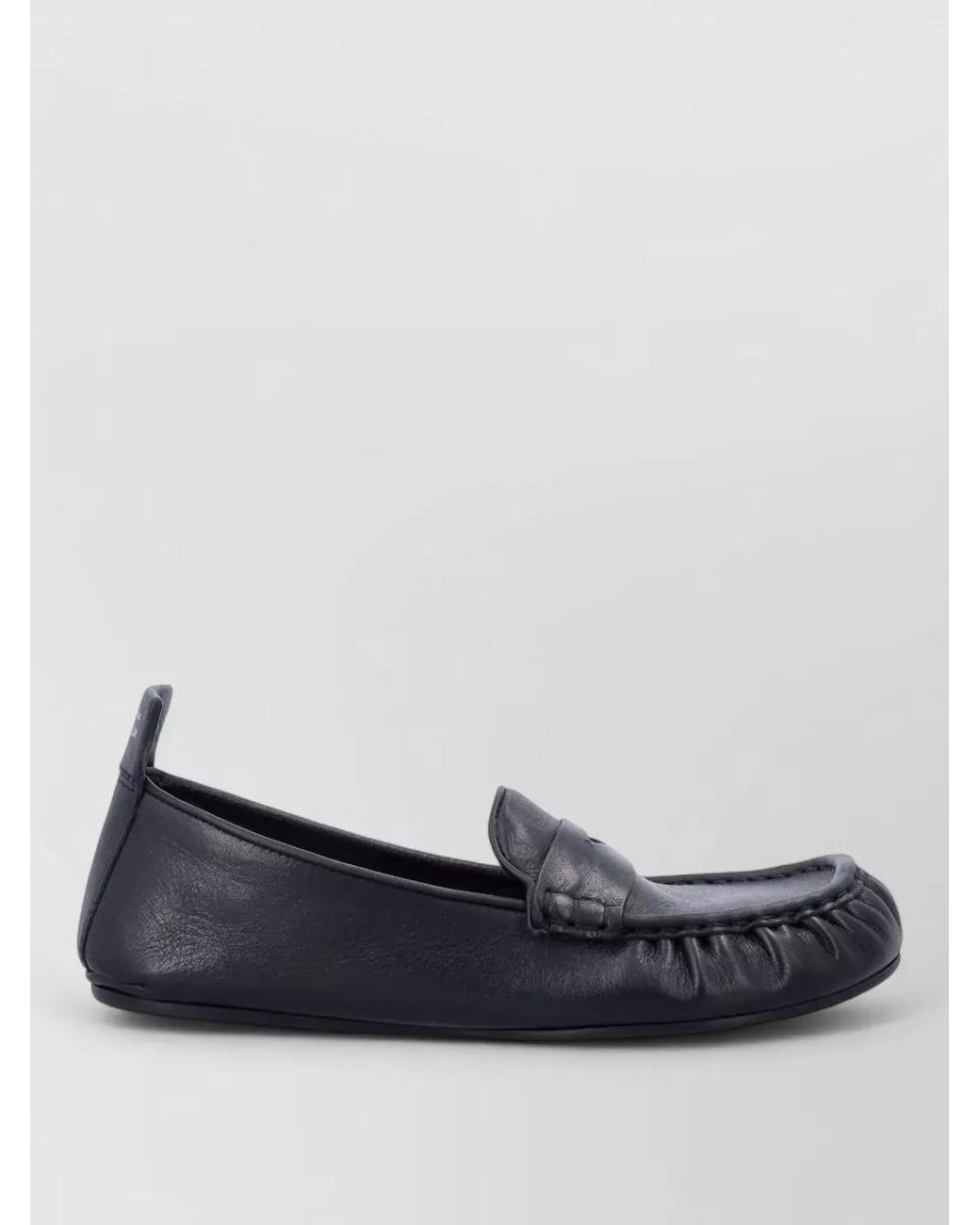 Acne Blue Leather Loafers