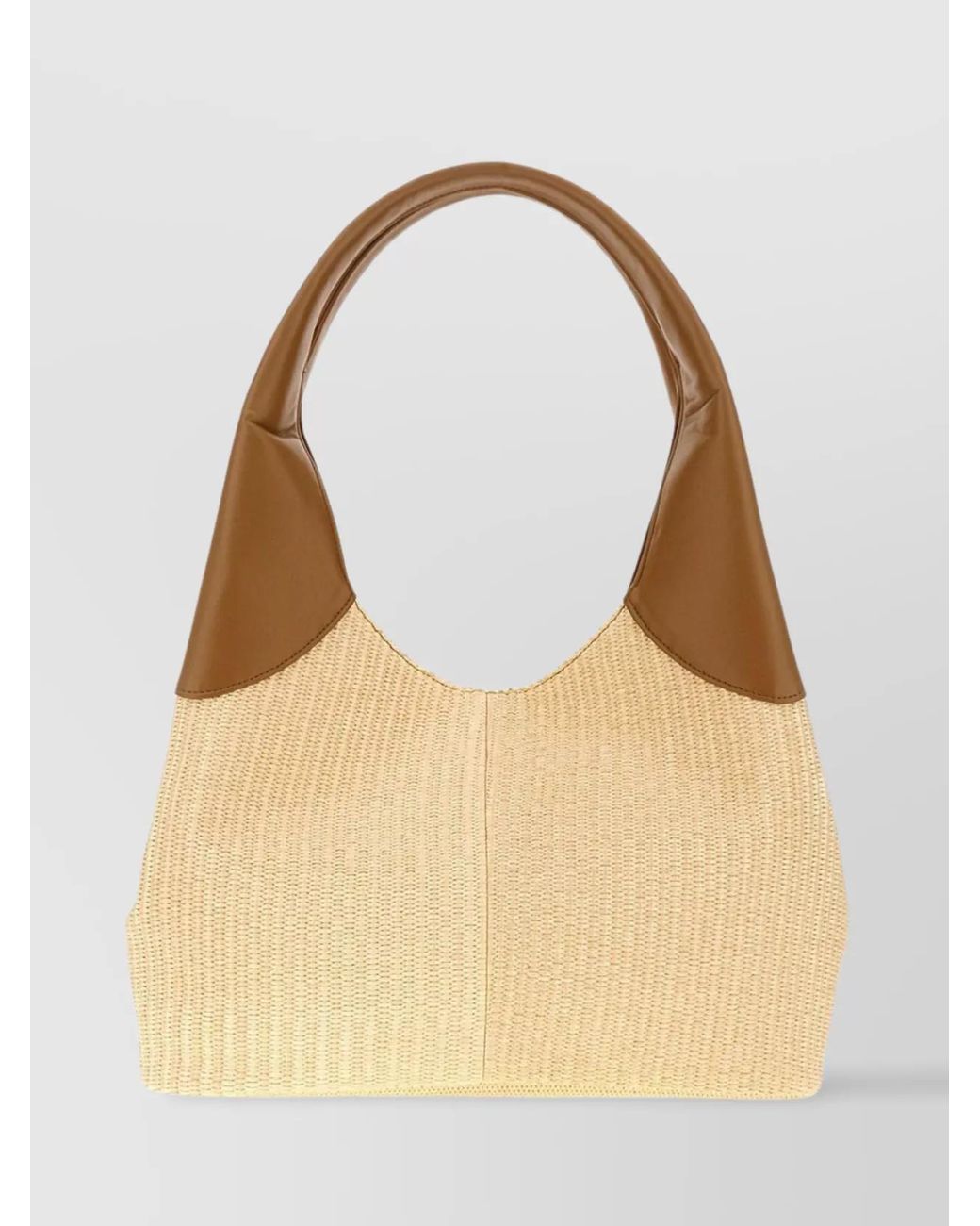 THEMOIRÈ Natural Straw Shoulder Bag