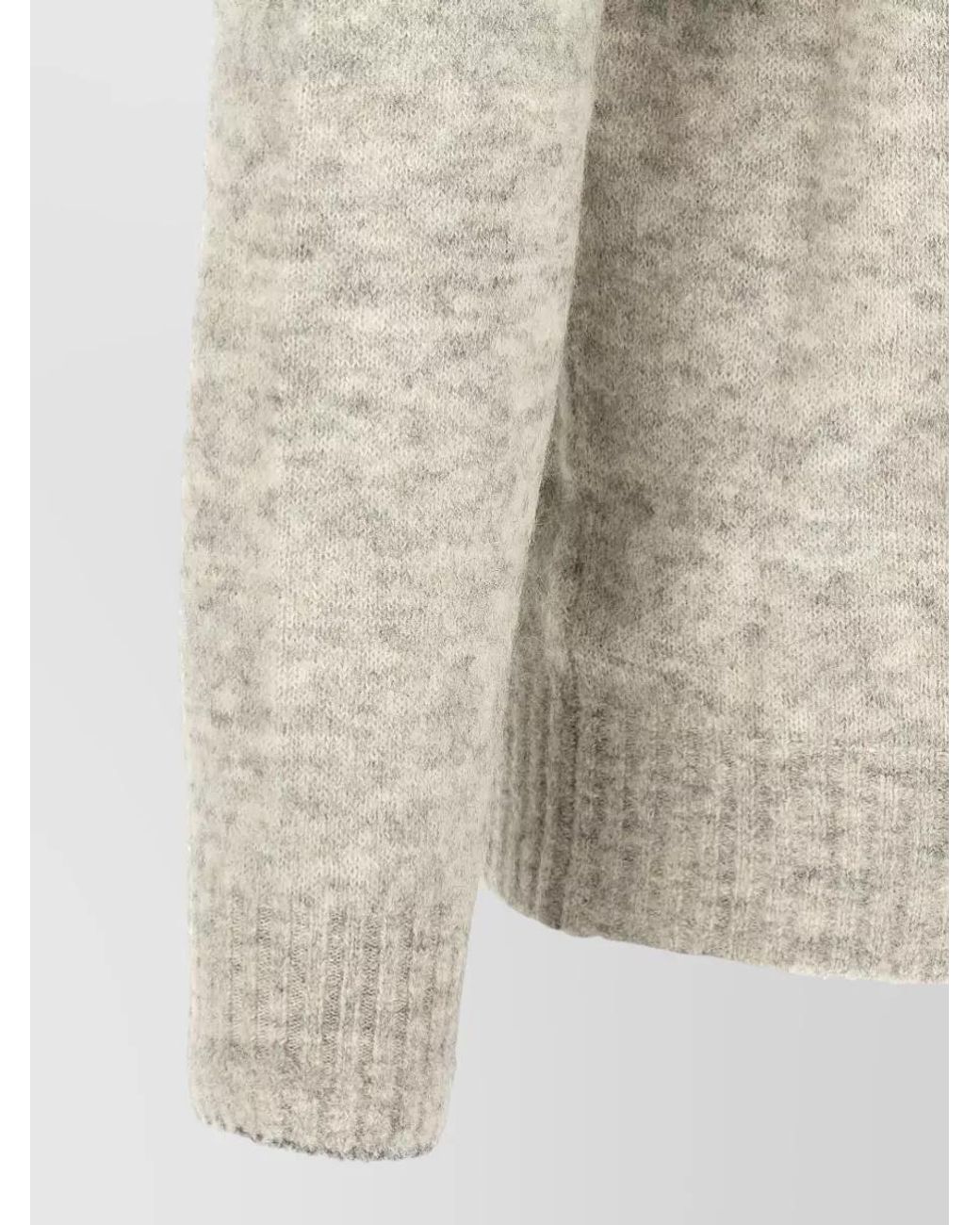 Brunello Cucinelli Natural Alpaca Cashmere V-Neck Cardigan for men