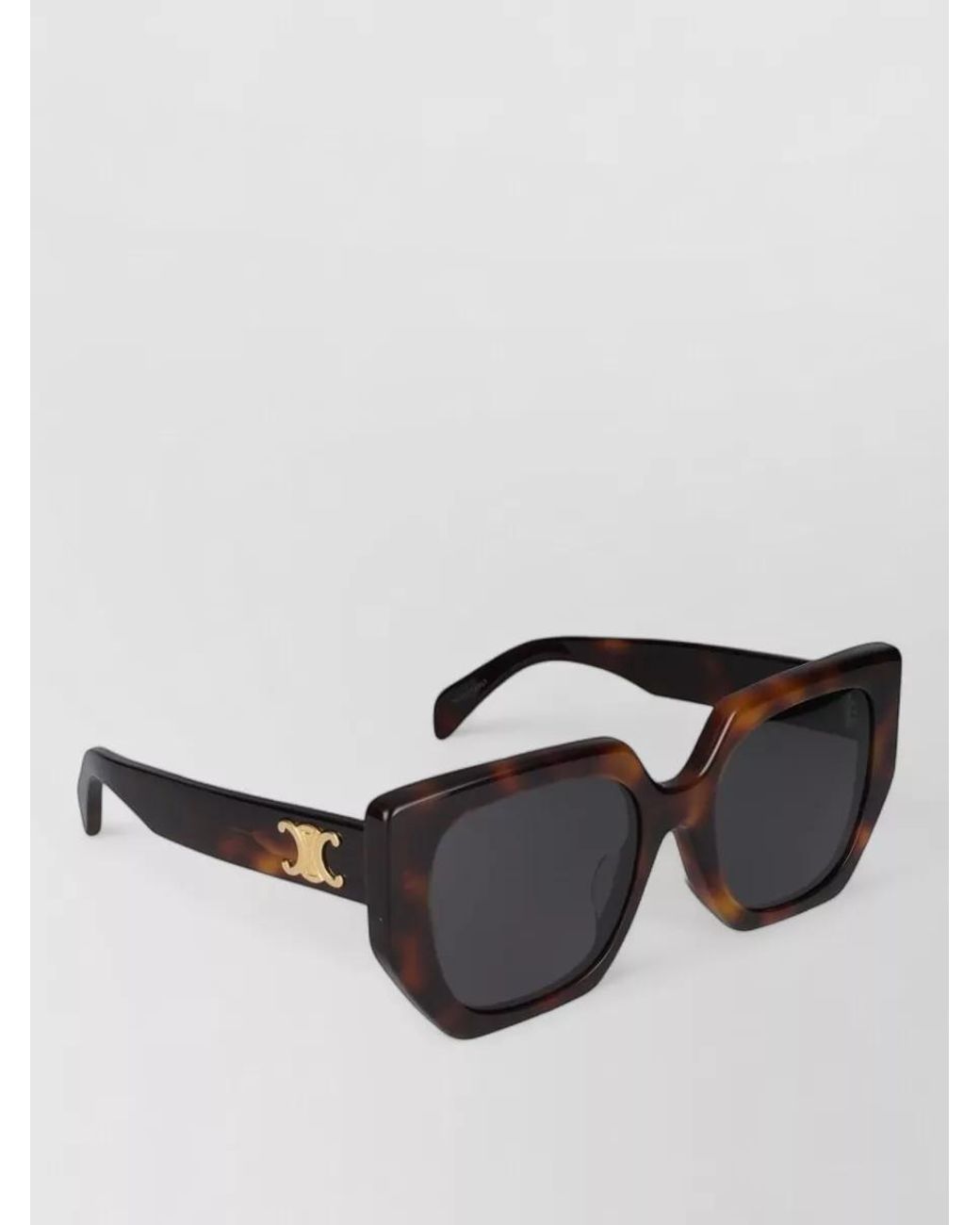 Céline Black Rectangular Sunglasses