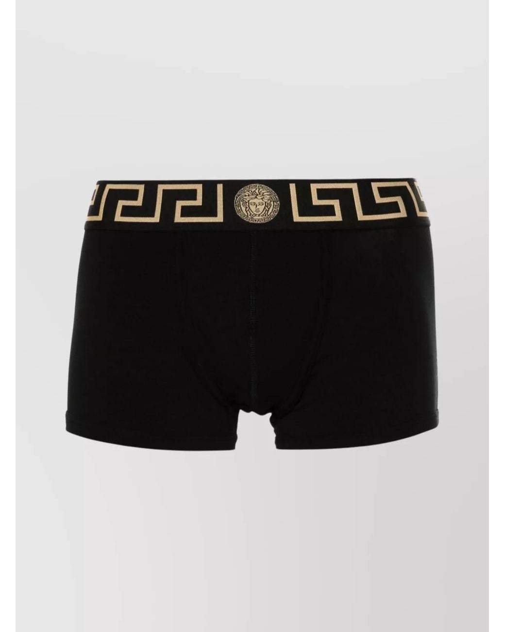 Versace Black Stretch Boxer Briefs Set for men