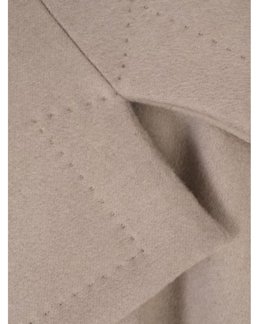 Max Mara Natural Cashmere Oversized Double-Breasted Pea Coat
