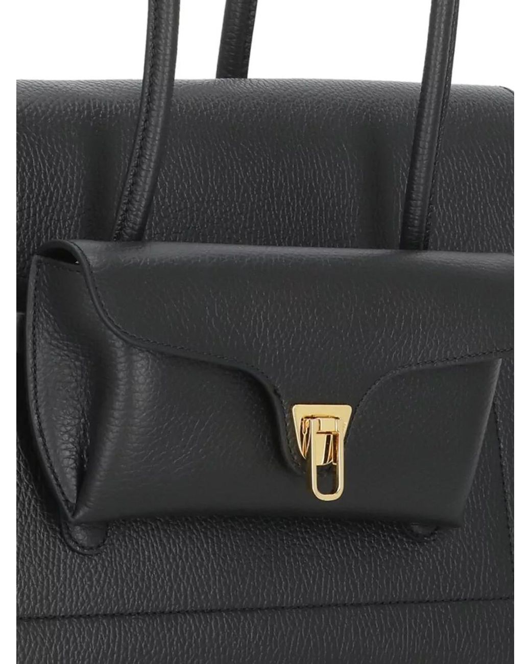 Coccinelle Black Leather Shoulder Bag