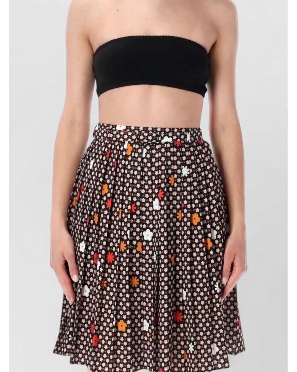 Maison Margiela Black Strapless Bandeau Top