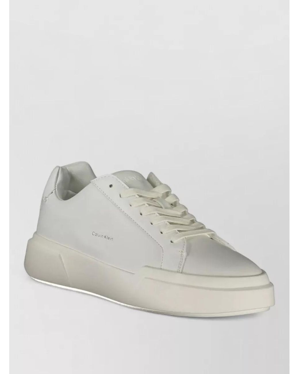 Calvin Klein Multicolor Leather Lace-Up Sneakers