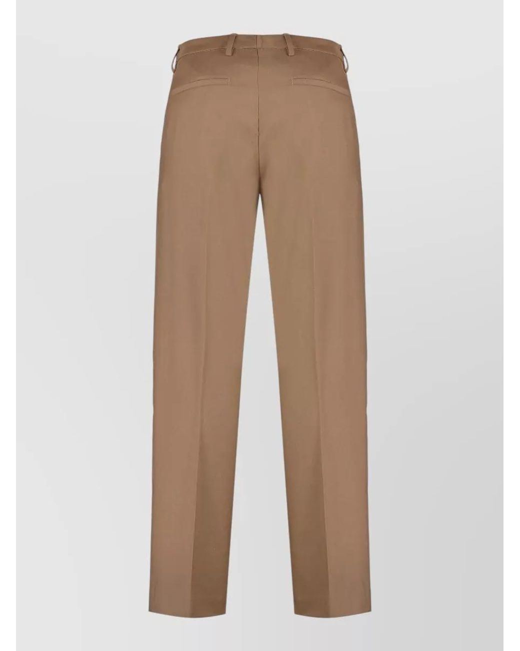 Dondup Natural Virgin Wool Tailored Trousers for men