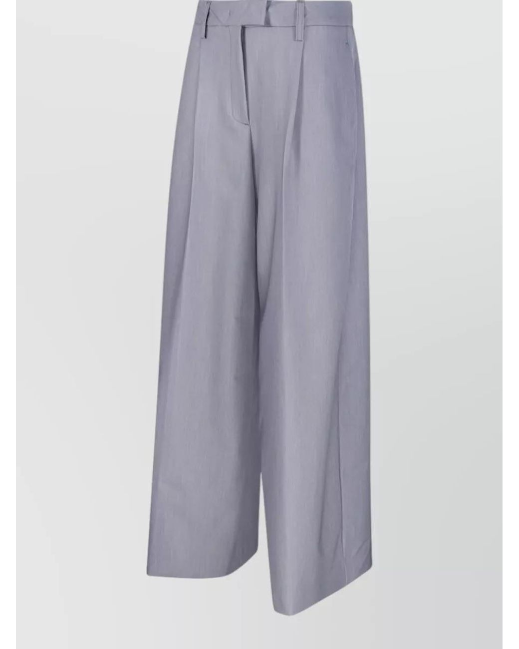 Thelatest Purple Wide-Leg Trousers
