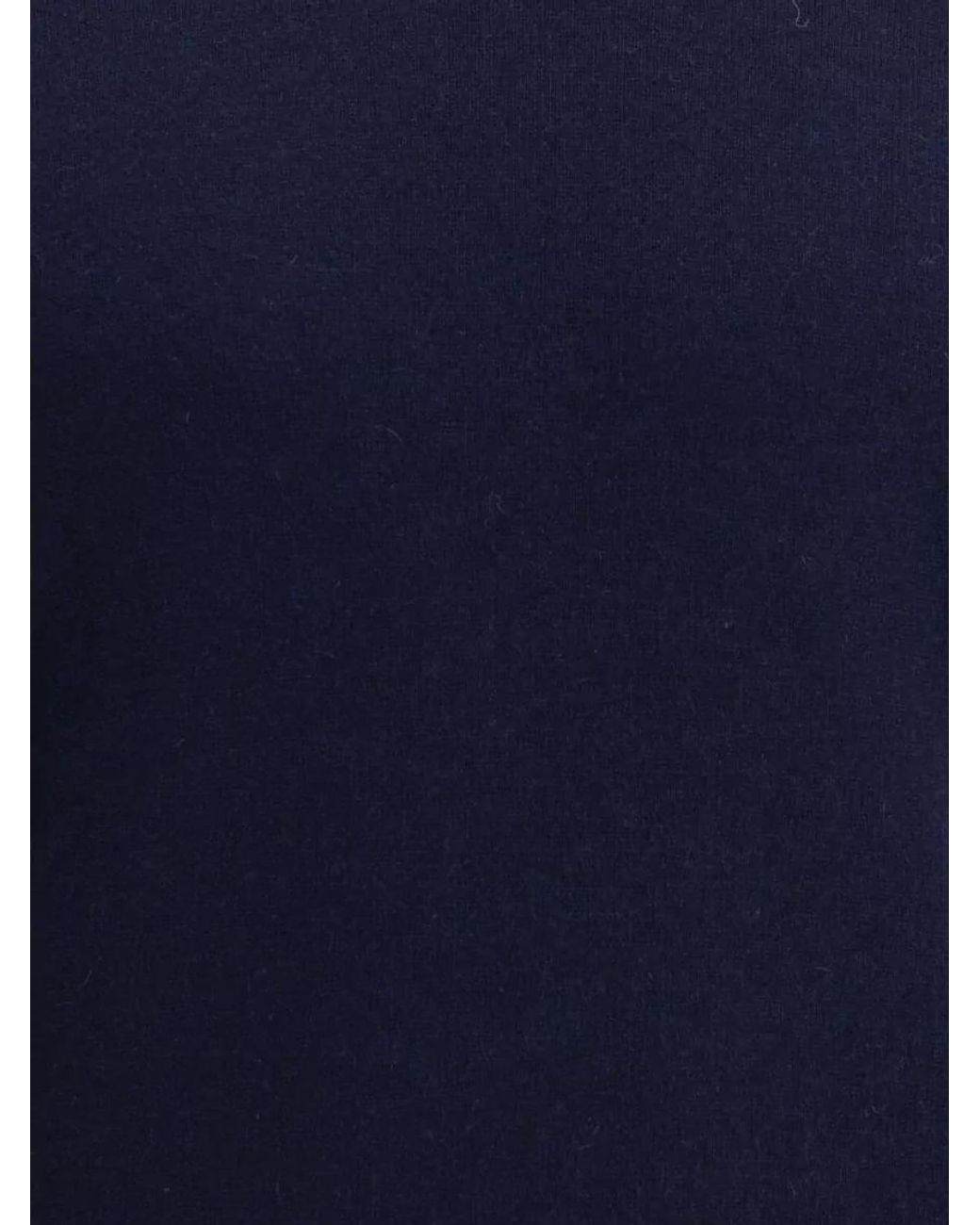 Brunello Cucinelli Blue Cashmere Crew Neck Long-Sleeve Sweater for men