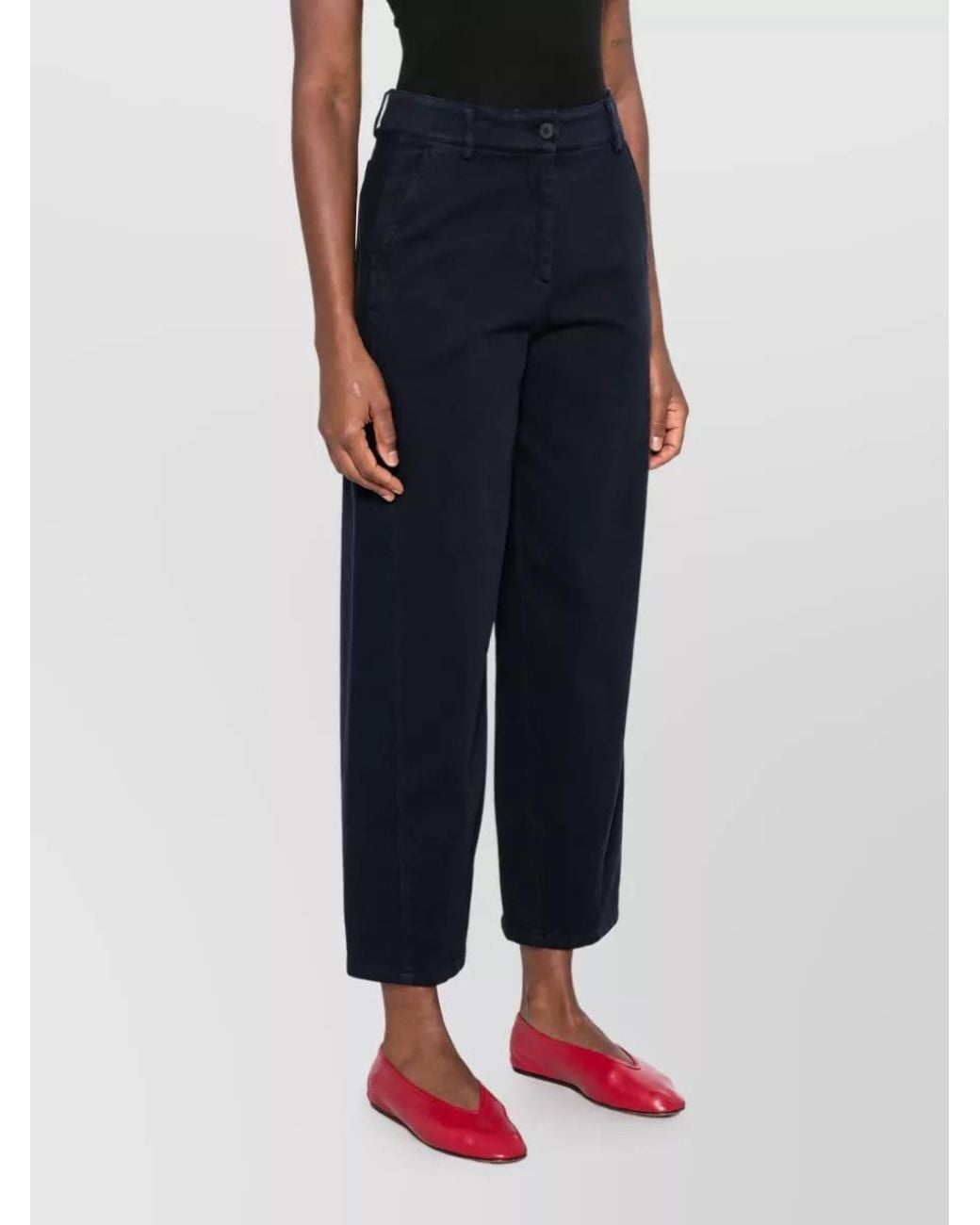 Via Masini 80 White Straight-Leg Jeans
