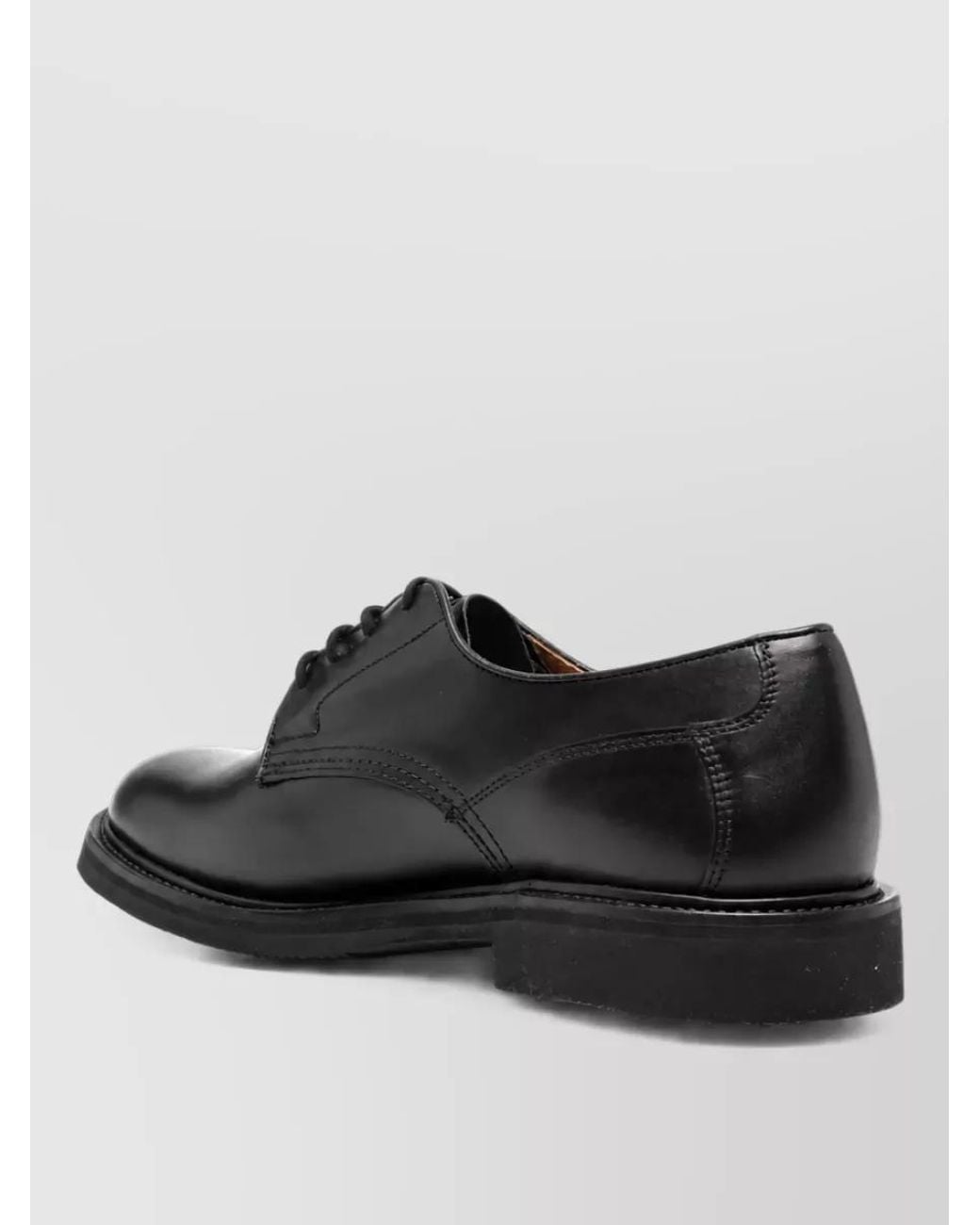 Tricker's Gray Leather Derby Shoes for men