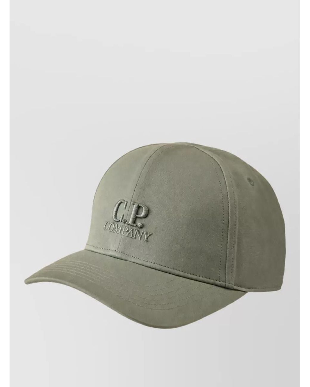 C P Company Green Cotton Cap for men