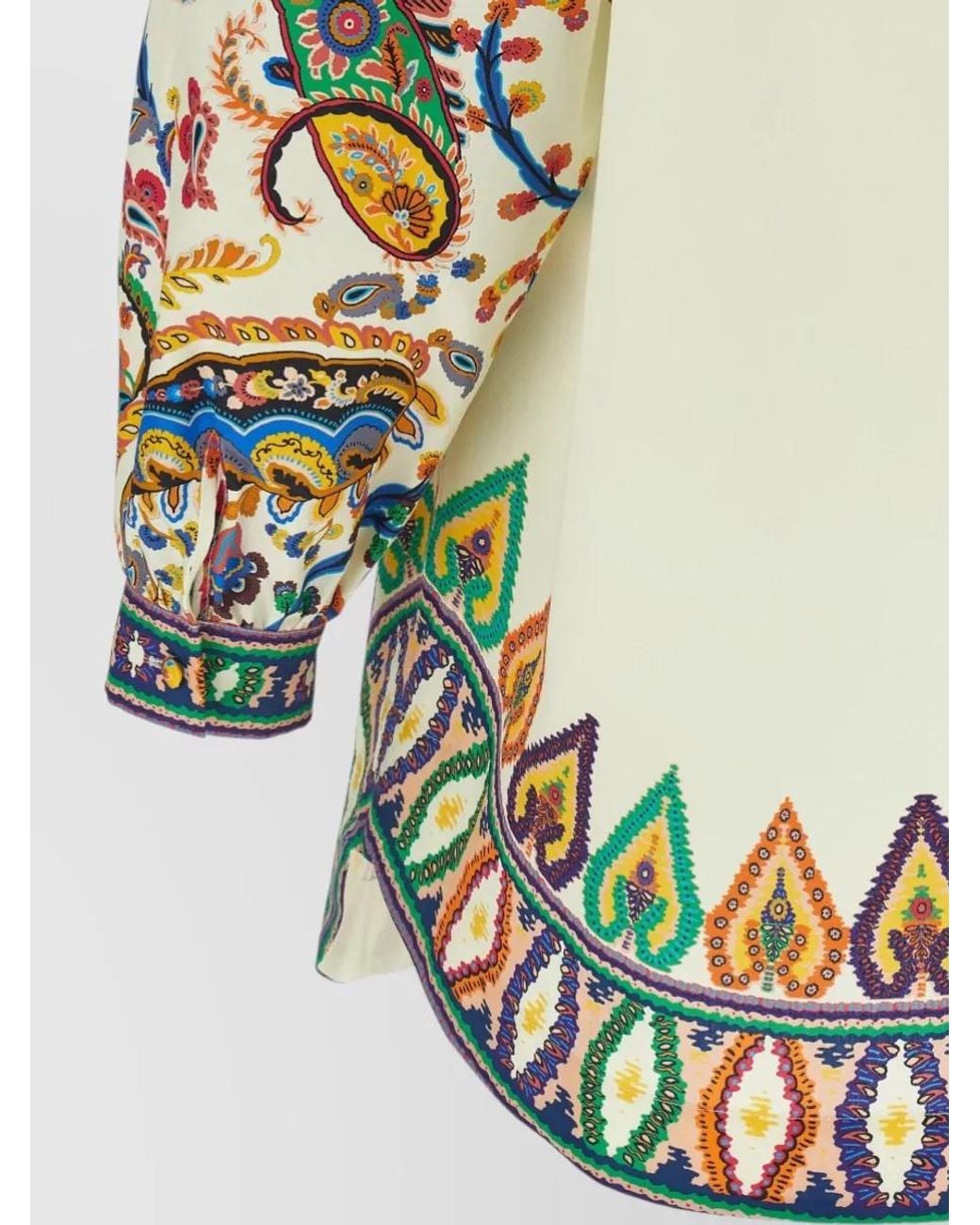 Etro Multicolor Printed Poplin Dress