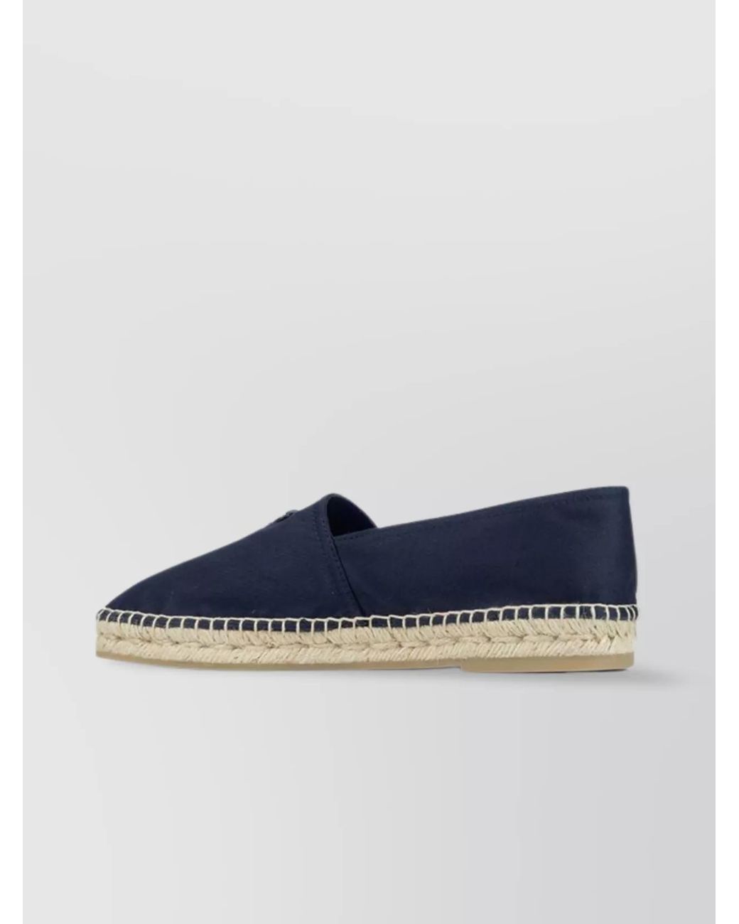 Prada Blue Cotton Espadrilles for men