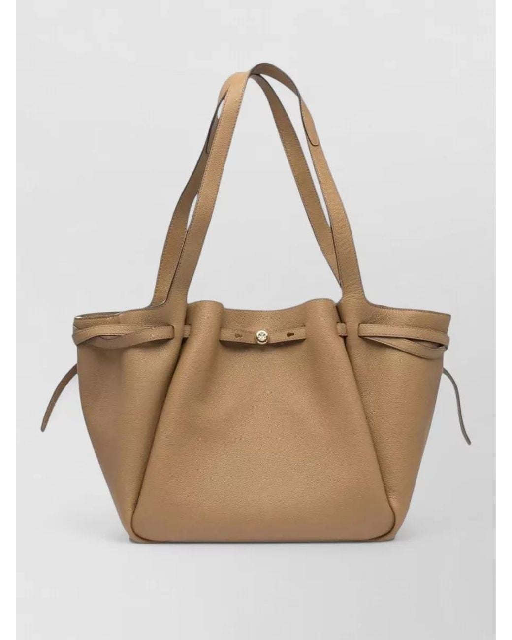 Tory Burch Natural Romy Leather Tote Bag