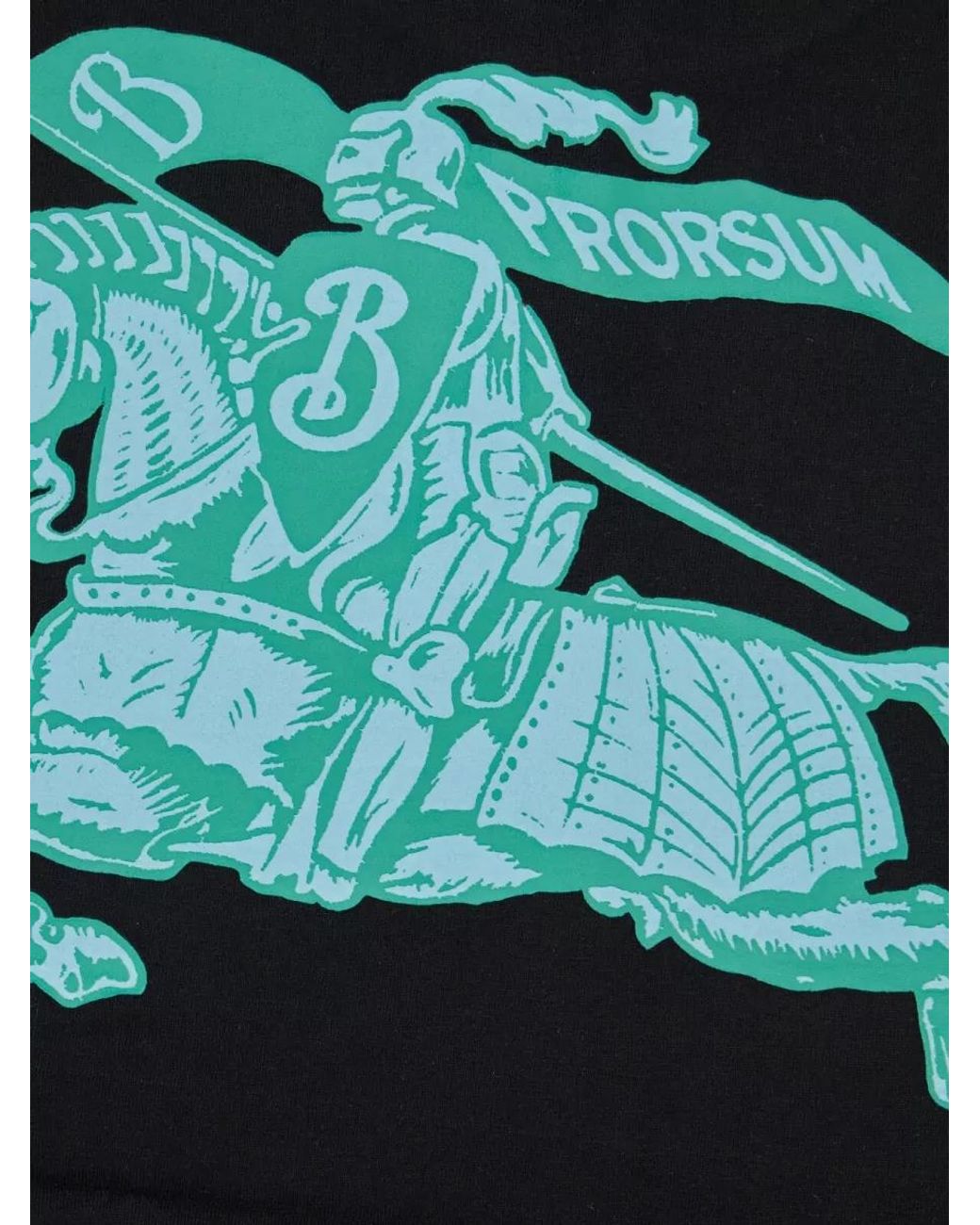 Burberry Black Cotton Short-Sleeve T-Shirt for men